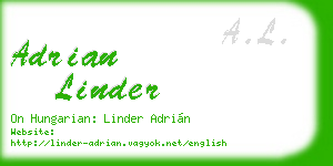 adrian linder business card